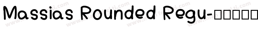 Massias Rounded Regu字体转换